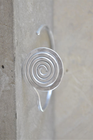 Spiral Statement Bracelet (Aluminum)