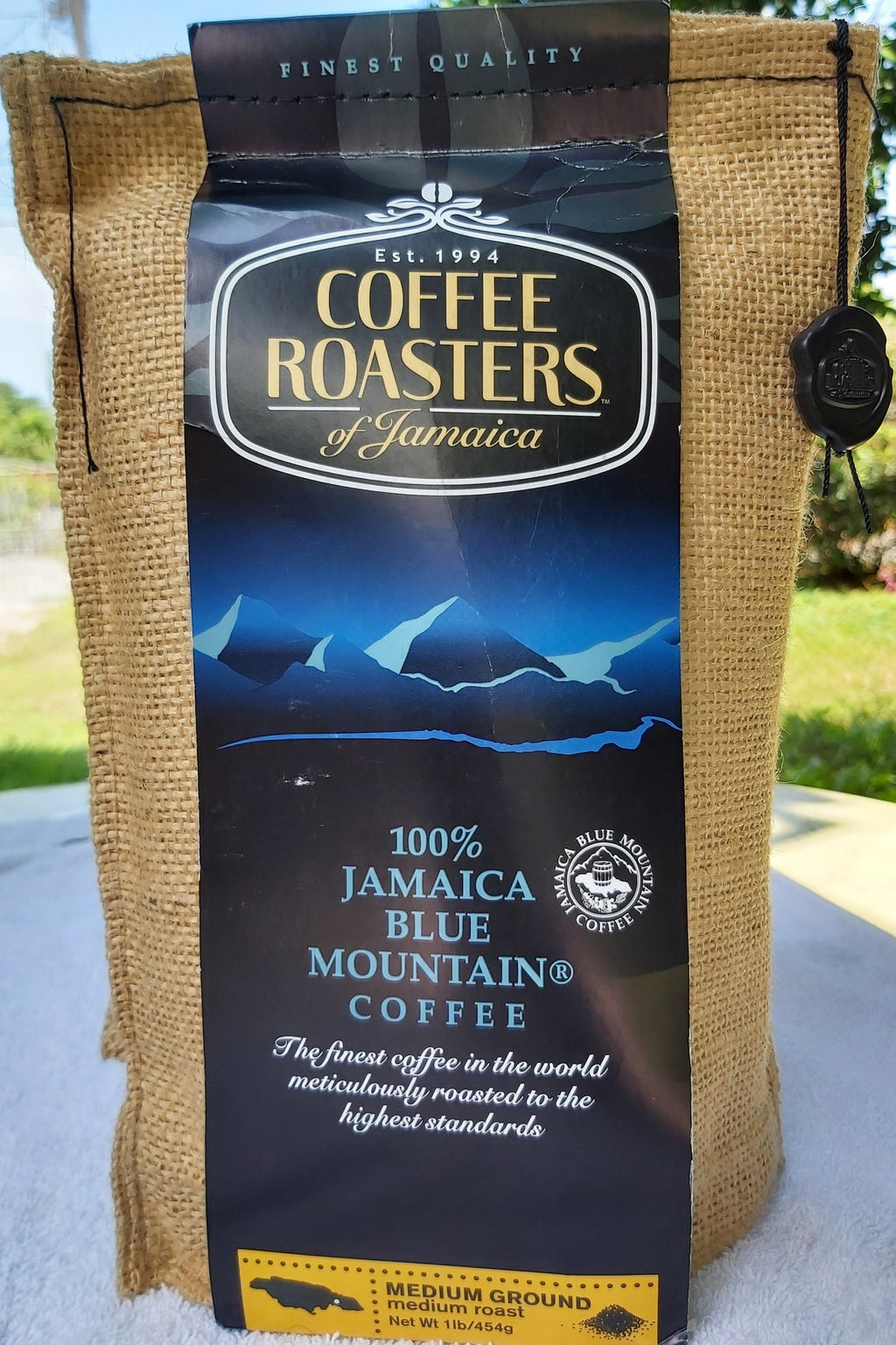 Medium Roasted and Ground Jamaica Blue Mountain® Coffee 1lb